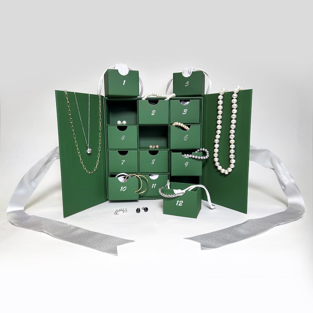 Miadora Advent Calendar Jewelry Box Gift Set