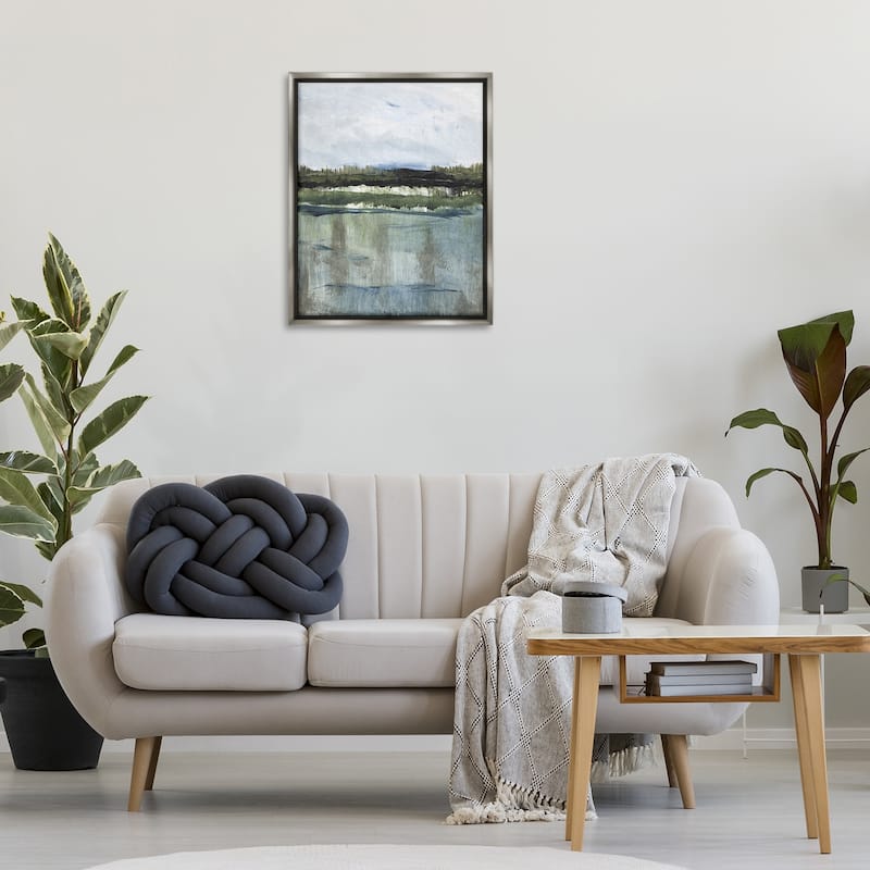 Stupell Northwest Lakeside View Framed Floater Canvas Wall Art Design By Lanie Loreth