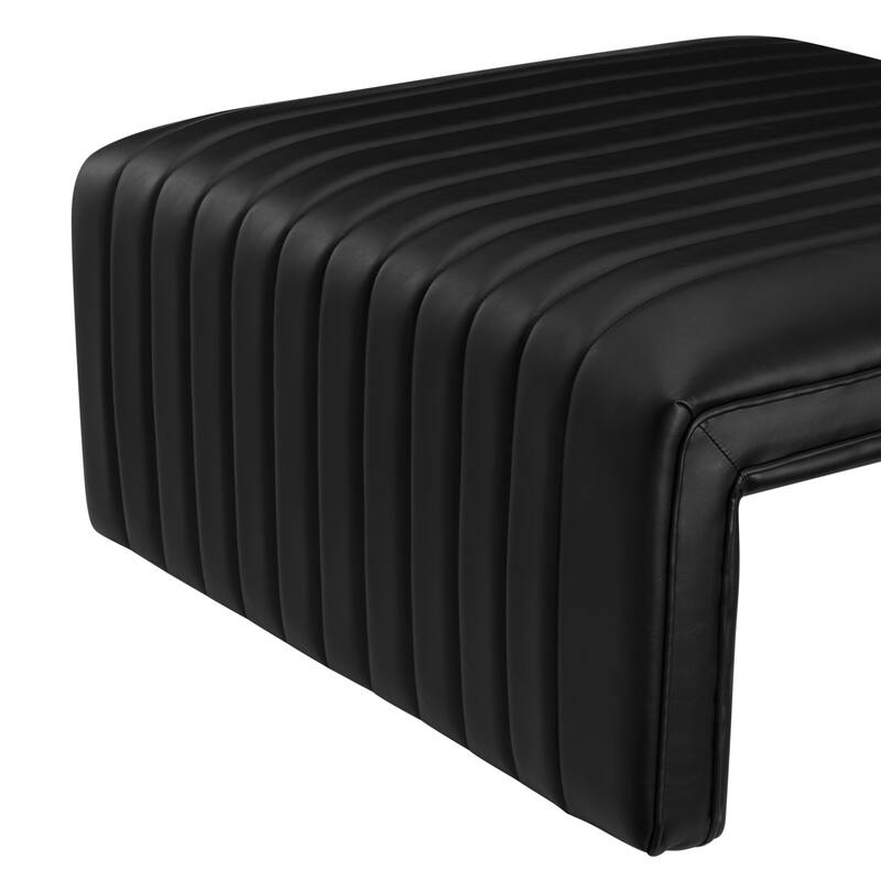 NPD Furniture Atkinson Faux Leather Coffee Table
