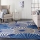 preview thumbnail 15 of 78, Nourison Grafix Modern Geometric Area Rug 7'10" x 9'10" - Navy - Rectangle