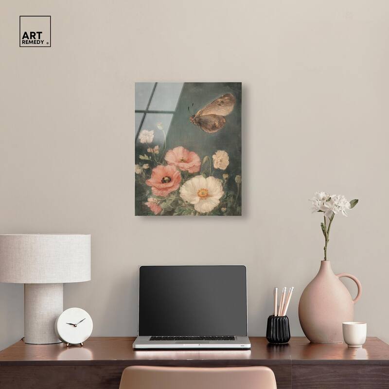 Shadowed Flutter II Acrylic by Art Remedy, Ready to Hang