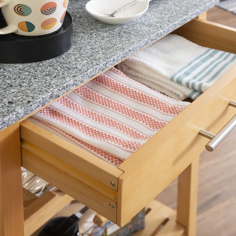 Jake Compact Mobile Rolling Kitchen Cart