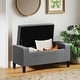 preview thumbnail 22 of 29, HOMCOM Ottoman Bench Tufted Storage Chest with Flipping Top, 36.25"W x 15.75"D x 15.75"H