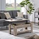 preview thumbnail 29 of 34, Yaheetech 38.6" Lift Top Coffee Table with Shelf for Living Room