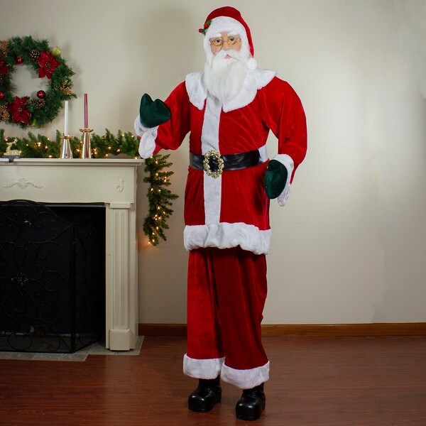 Stuffed santa claus life size 2025