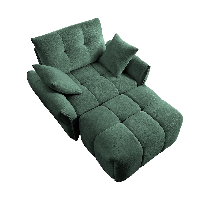 Modern Ergonomic Single Sofa Chairs with Pillows