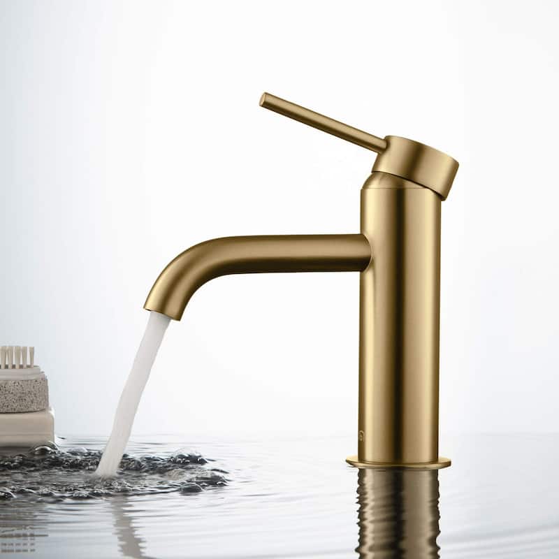 Lead Free Single Handle Bathroom Faucet with Water Hose