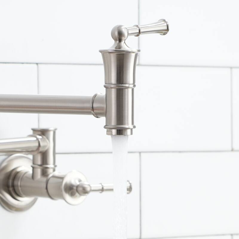 Clihome Double Handle 360 Degree Kitchen Pot Filler