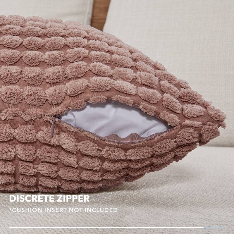 Deconovo Corduroy Throw Pillow Covers 2 PCS(Cover only)