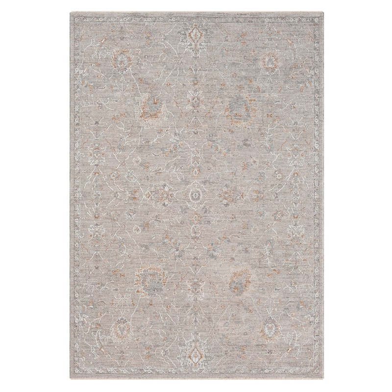 Terra by Obeetee Estate Vintage Floral Rug - Navy - 2' x 2'11"