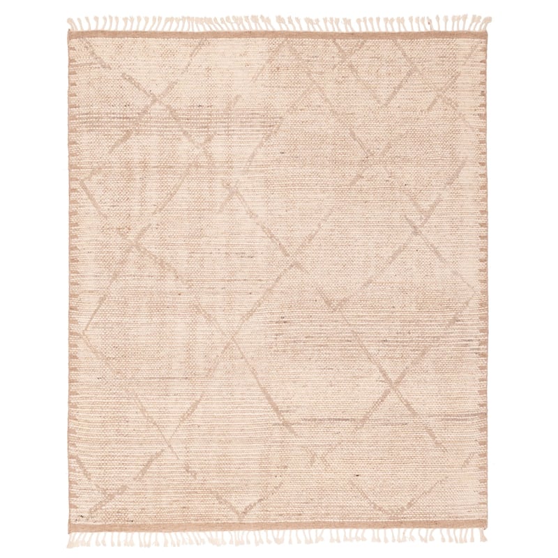 ECARPETGALLERY Hand-knotted Looma Beige Wool Rug - 8'3 x 10'0