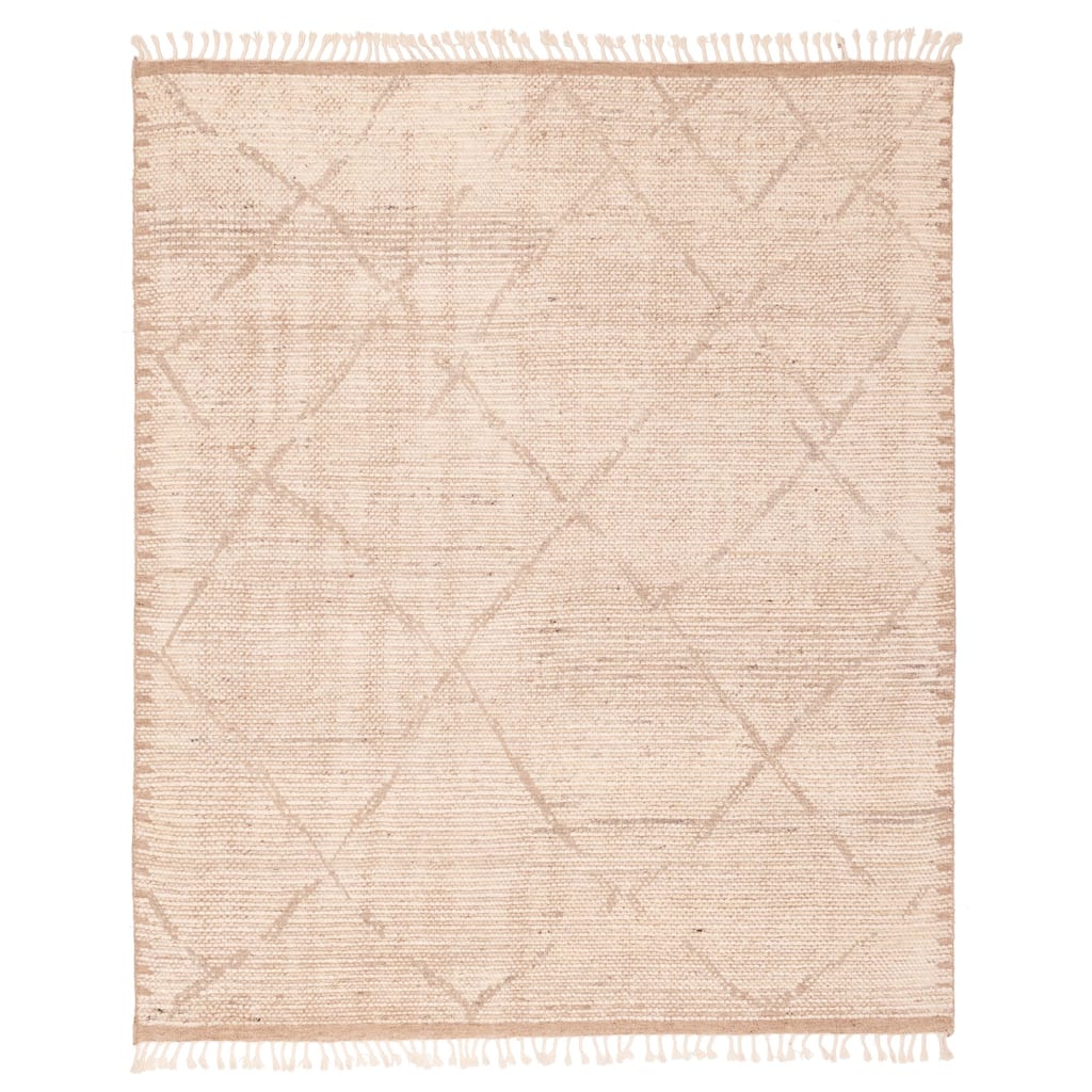 ECARPETGALLERY Hand-knotted Looma Beige Wool Rug - 8'3 x 10'0