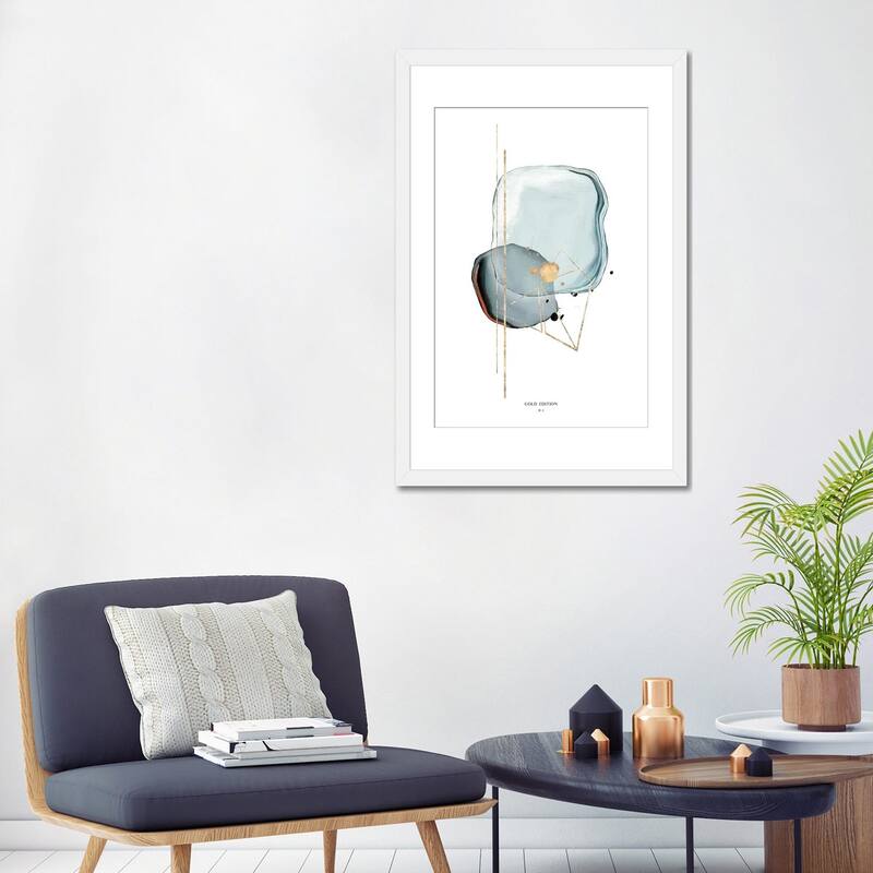 iCanvas "Gold Edition I" by Design Fabrikken