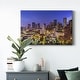 preview thumbnail 6 of 6, Houston Texas Skyline Premium Gallery Wrapped Canvas - Ready to Hang