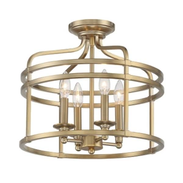 slide 1 of 1, Minka Lavery Covent Park 4 Light 16" Wide Semi-Flush Ceiling Fixture