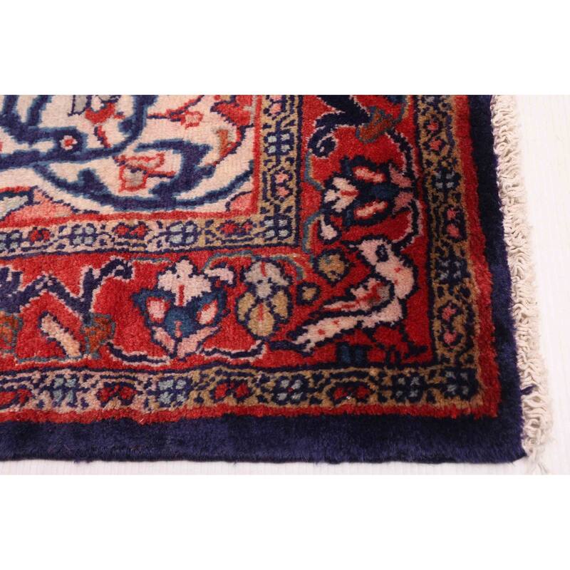 ECARPETGALLERY Hand-knotted Andelz Navy Wool Rug - 3'6 x 7'1