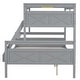 preview thumbnail 18 of 20, Twin over Full Size Pine Wood Bunk Bed with ladder, Safety Guardrail, Perfect for Bedroom