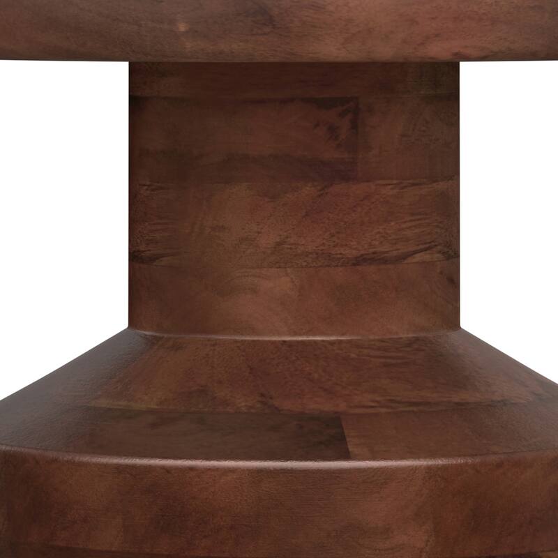 WYNDENHALL Norbury 16 inch Wide Solid Mango Boho Accent Table & Assembled