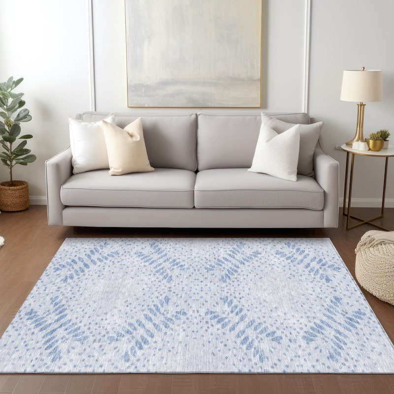 Machine Washable Indoor/ Outdoor Chantille Global Boho Rug
