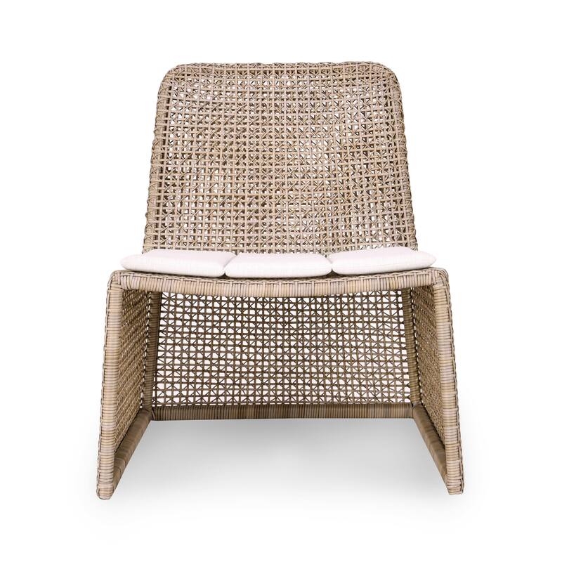 Classic Home Michelle Wicker Outdoor Accent Chair