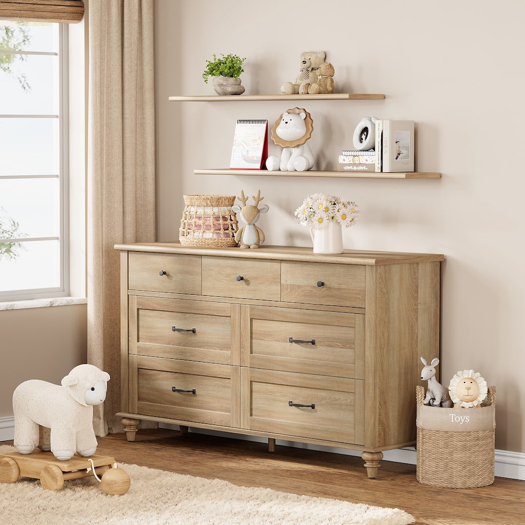 Kids Dresser with 7/8 Drawers for Bedroom, Wide Dresser for Kids Room