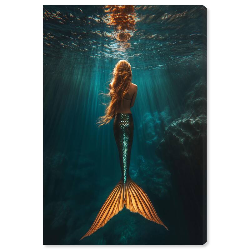 Mermaid Day Canvas by Art Remedy, Gallery Wrapped - 24" x 36"