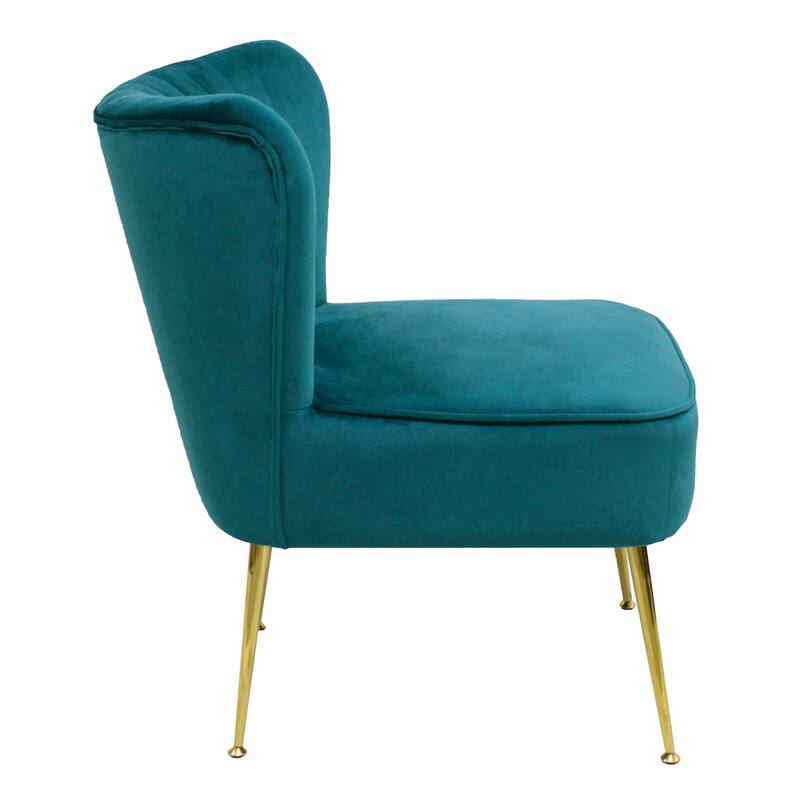 Haven Contemporary Velvet Upholstered Accent Chair
