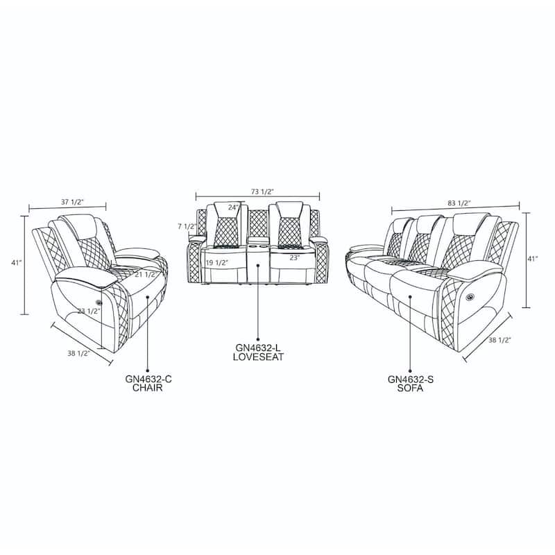 Modern Sectional Sofa Couch Living Room Furniture Sets