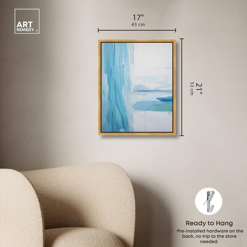 Transcendent Tides I Canvas by Art Remedy