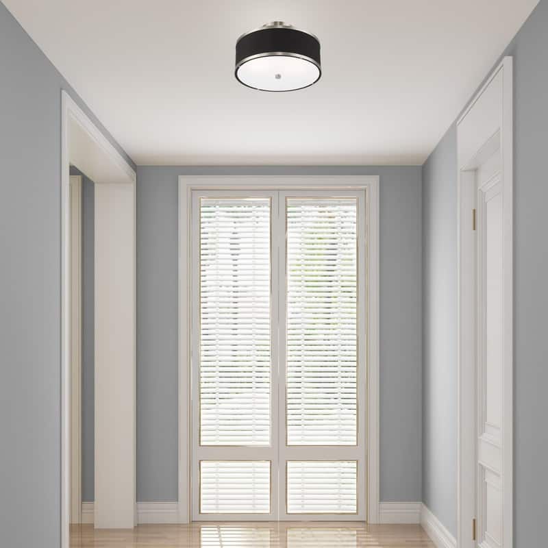 Livex Lighting 2-light Fabric Shade Ceiling Mount, 60422, 62627, 60412, 60402