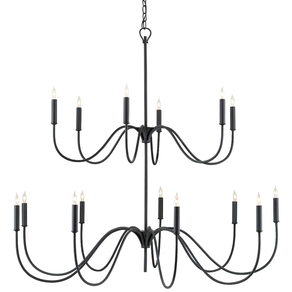 Currey & Company Tirrell Medium Chandelier - 42"h x 45"dia