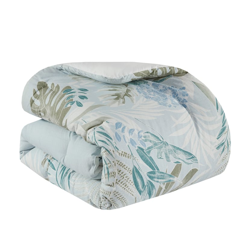 Harbor House Kiawah Island 6 Piece Oversized Cotton Comforter Set with Throw Pillow