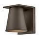 preview thumbnail 1 of 9, Hinkley Lighting 28870-LL Hans 7" Tall LED Wall Sconce Architectural Bronze
