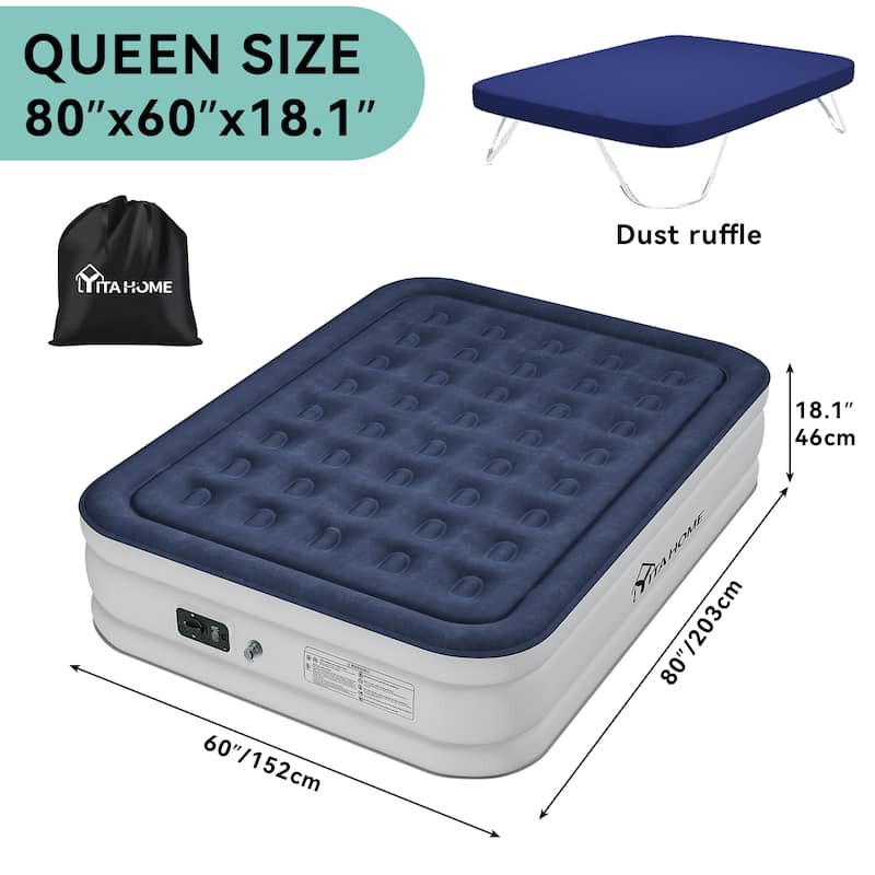 Moasis Queen Air Mattress with Sheet