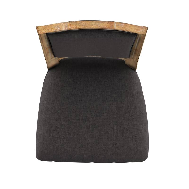 Deana Ornate Linen Dining Chairs (Set of 2) by iNSPIRE Q Artisan