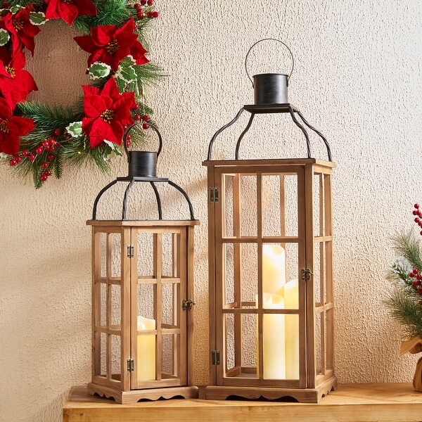 Oversized floor lanterns top