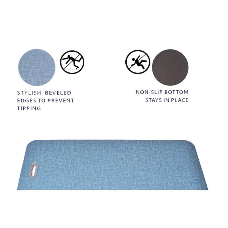 Rubber Foot Standing Desk Comfort Floor Mat for Kitchen or Office - 38.66*12*1.7