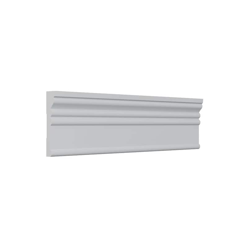 MRB3:11/16-in D x 3-1/4-in W x 96-in L Americraft Solid Hardwood Stain Grade Howe Casing Moulding