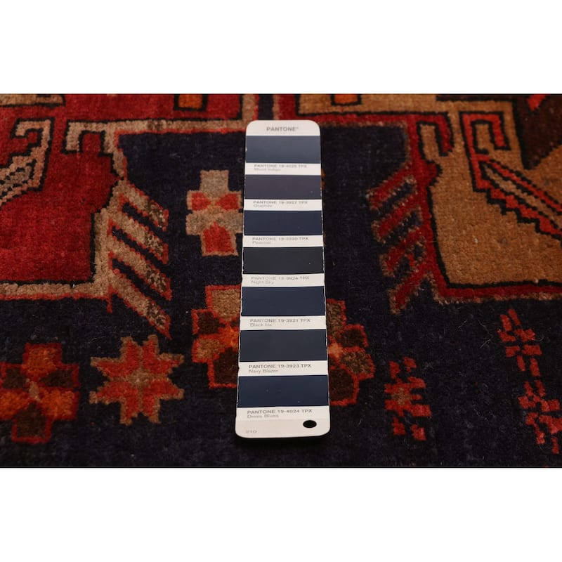 ECARPETGALLERY Hand-knotted Konya Anatolian Dark Navy Wool Rug - 4'1 x 12'2