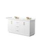 Option White, Bronze Trim, Giotto Quartz Top