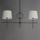 preview thumbnail 4 of 2, Maxim 27722OF Paoli 2 Light 36" Wide Linear Pendant