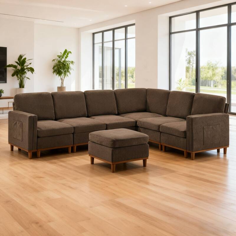 Modern Sofa Chair,Sectional Sofa with Soft Padding-Ideal for Living Room,Office & Dining Room
