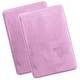 preview thumbnail 96 of 153, Empyrean Ultra Soft Plush Bathroom Rug - Non-Slip, Velvet, Memory Foam Bath Mat - Set of 2 Set of 2 (20x32) - Lavender Dream