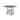 POLYWOOD Nautical Trestle 59" Bar Table