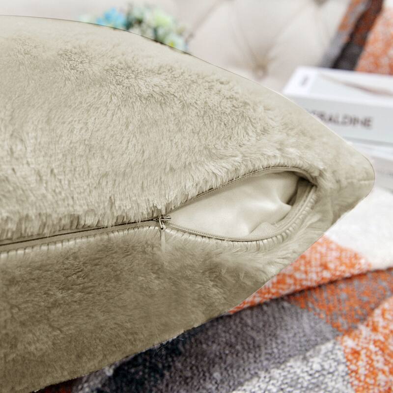 Fauxfur Pillow Shell Set 20'X20"