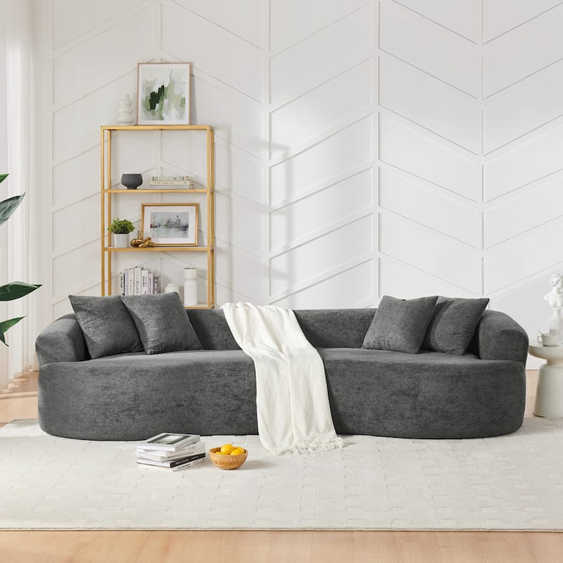Minimalist Compression Living Room Couch, No Assembly Needed