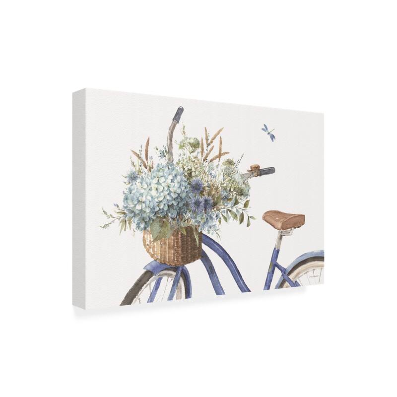 Lisa Audit 'Bohemian Blue 08 Landscape' Canvas Art