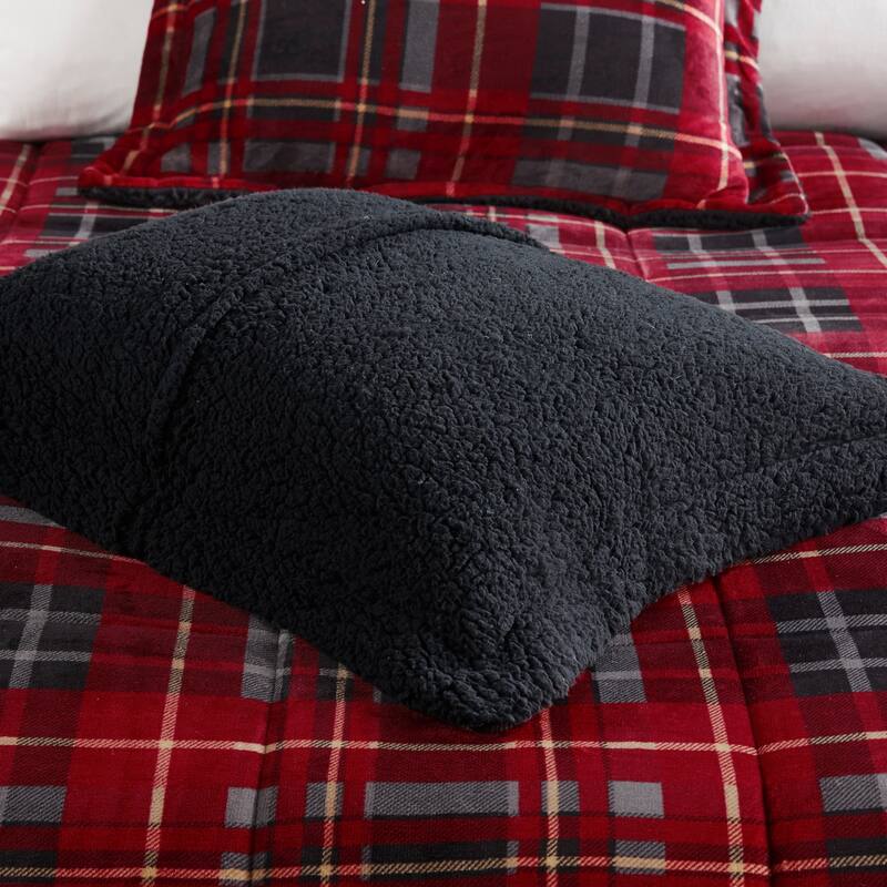 Woolrich Alton Plush to Sherpa Down Alternative Comforter Set