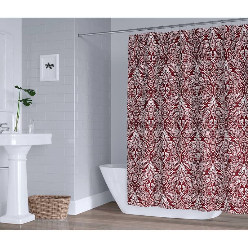 BANDANA RED Shower Curtain By Kavka Designs Bed Bath & Beyond 35779120