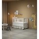 preview thumbnail 33 of 51, 3-In-1 Convertible Crib In Natural, Made Of Sustainable Pinewood, Non-Toxic Finish, Comes With Locking Wheels